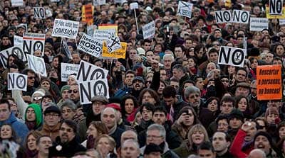 スペイン全土に反緊縮デモが拡大（2013）