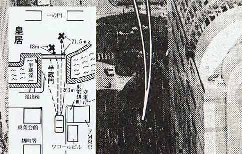 戦旗　1986・03・25　皇居・アメ大をＭ22ロケット砲で攻撃（１