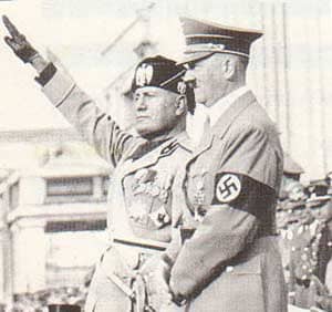 ヒトラーとムッソリーニ